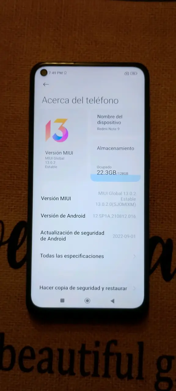 Smartphone Xiaomi Redmi Note 9 4GB RAM 128GB ROM - 2