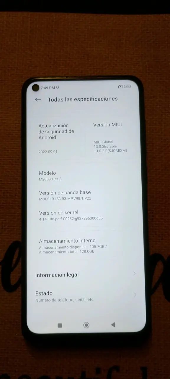 Smartphone Xiaomi Redmi Note 9 4GB RAM 128GB ROM - 4