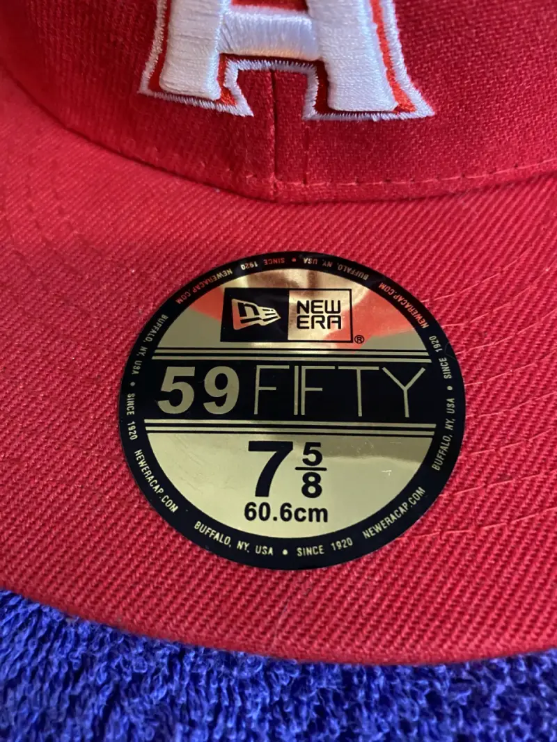 Gorra New Era 59Fifty Roja con Logo A - 2