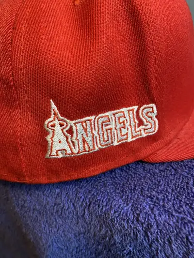 Gorra New Era 59Fifty Roja con Logo A - miniatura 6