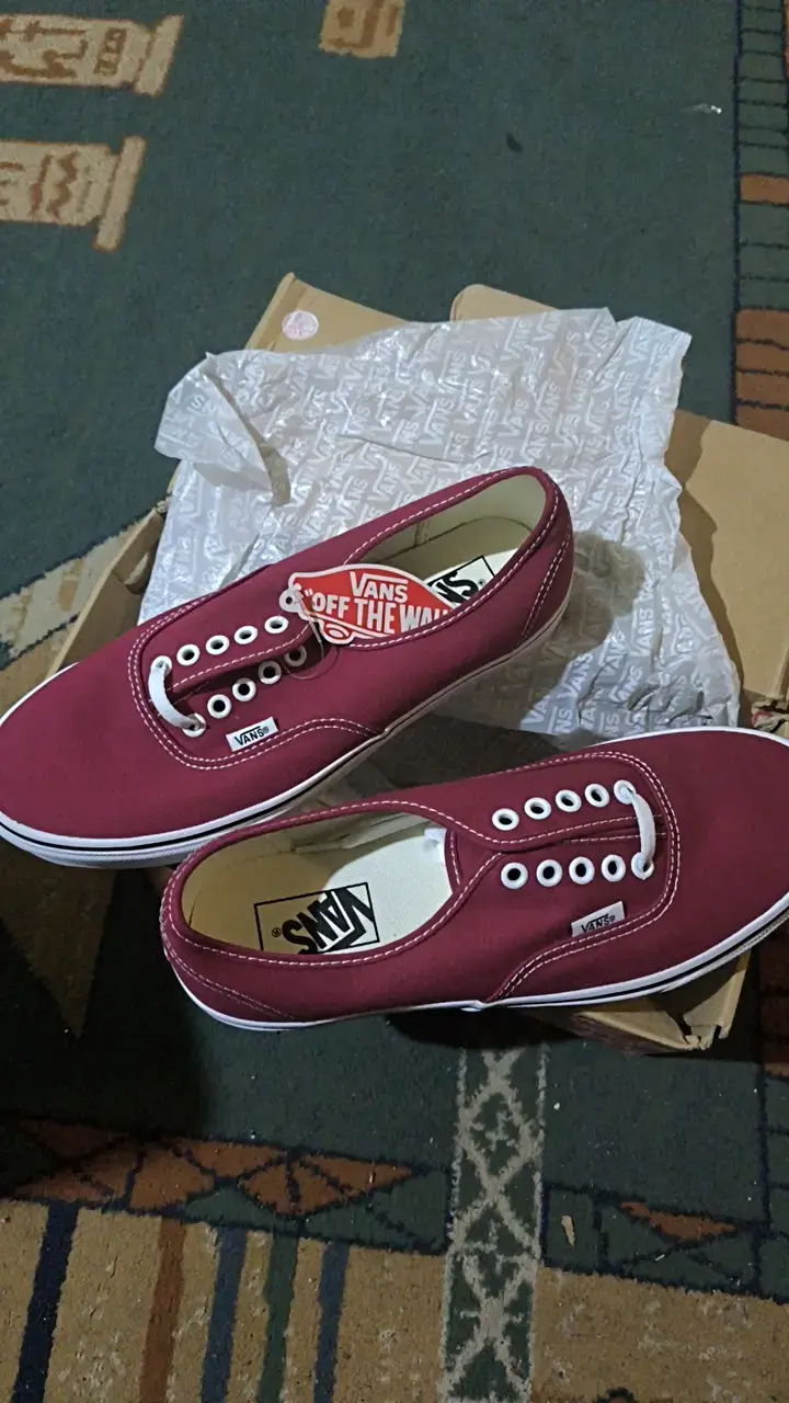 Zapatillas Vans Authentic Rojas Talla 42 - 1