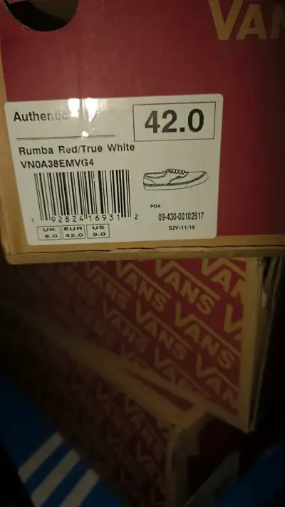 Zapatillas Vans Authentic Rojas Talla 42 - miniatura 3