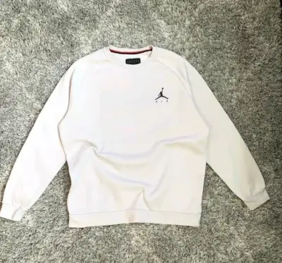 Polerón Jordan Air blanco para hombre - miniatura 1