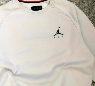 Polerón Jordan Air blanco para hombre - miniatura 2