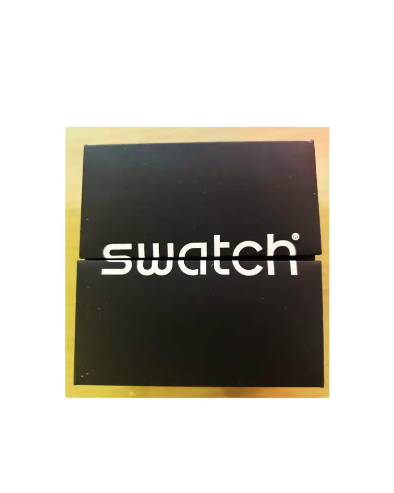 Reloj Swatch Rosa Cuadrado con Fecha - 2