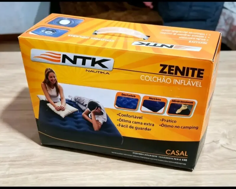 Colchón inflable doble NTK Zenite con inflador - 4