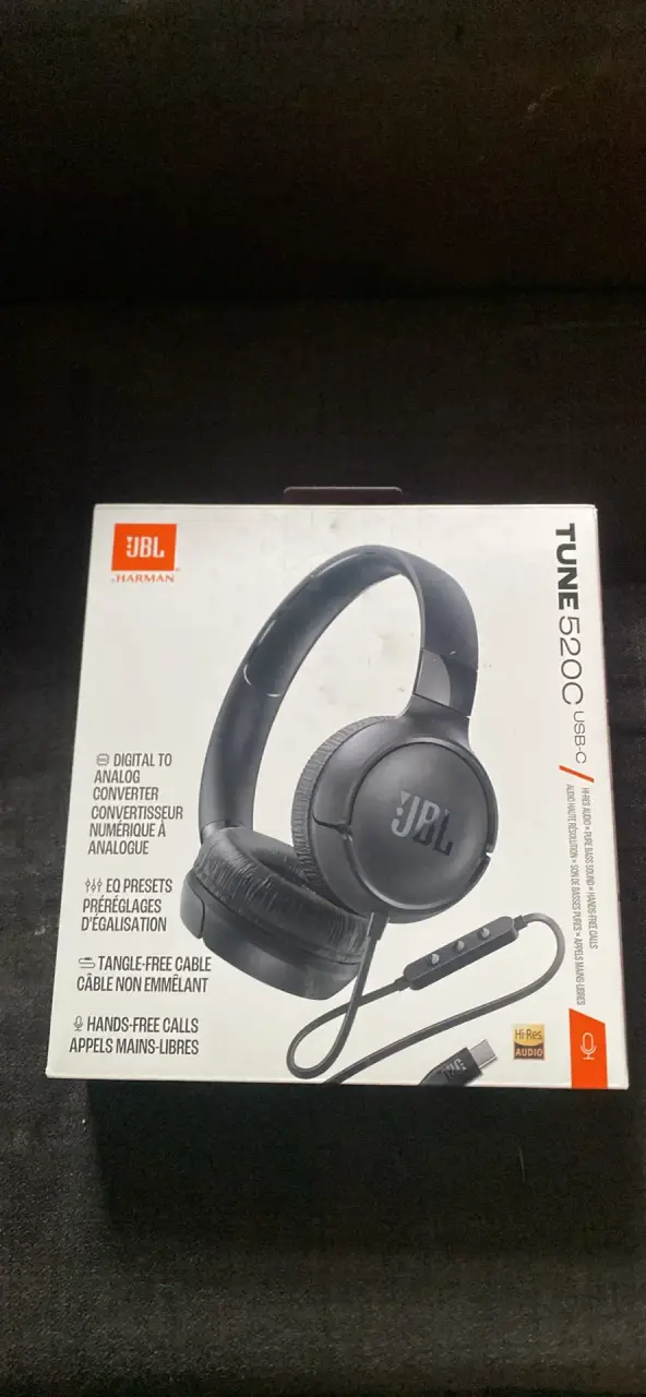 Audífonos JBL Tune 520C USB-C Negro - 2