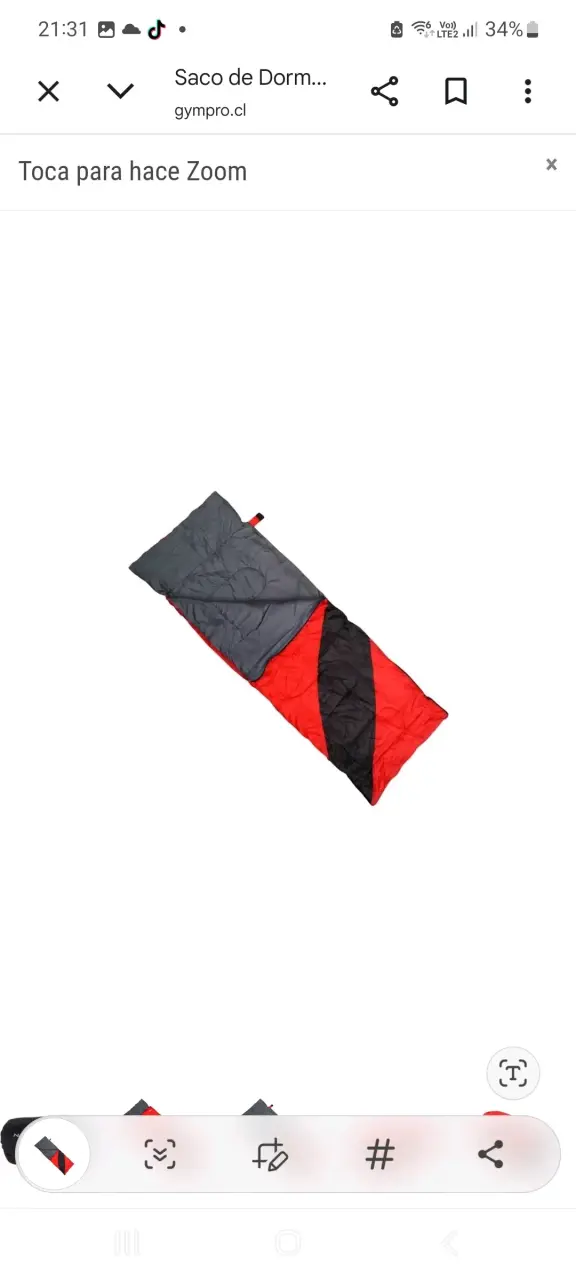 Saco de Dormir Nautika Liberty 250 Rojo - 6