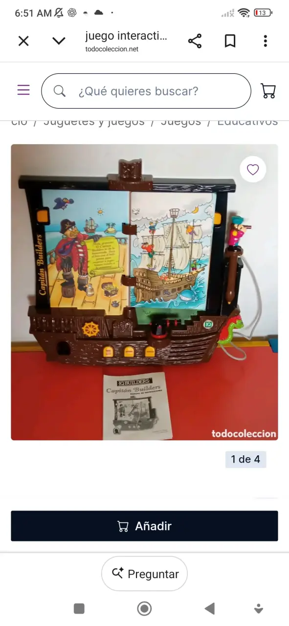 Juego interactivo Capitán Builders para niños