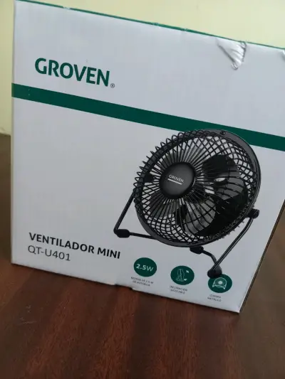 Ventilador Mini Groven QT-U401 2.5W - miniatura 1