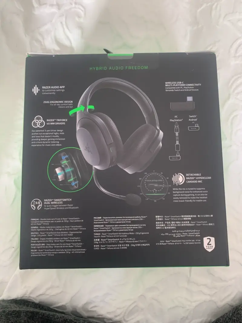 Audífonos Inalámbricos Razer Barracuda X Nuevos - 2