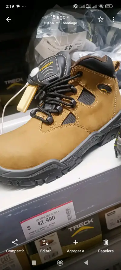 Botines de seguridad Treck Nitro 655 Nobuck - miniatura 2