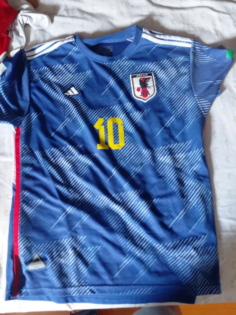 Camiseta de fútbol Japón azul número 10 - 1
