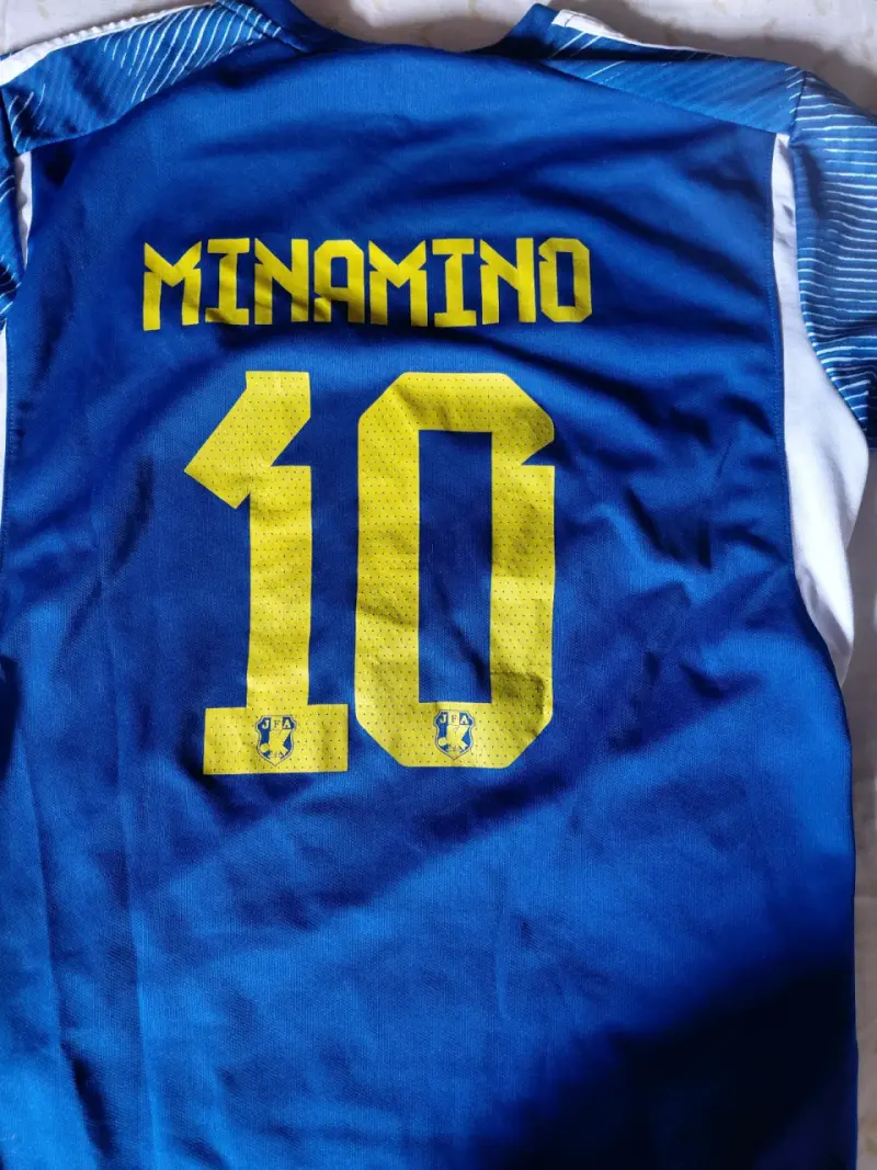 Camiseta de fútbol Japón azul número 10 - 2
