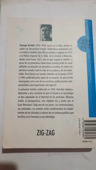 Libro 1984 de George Orwell edición Zig-Zag - miniatura 2