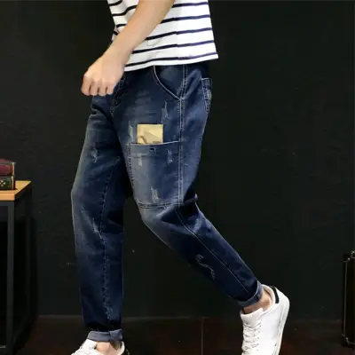 Jeans de Hombre con Bolsillo Camuflado - miniatura 1