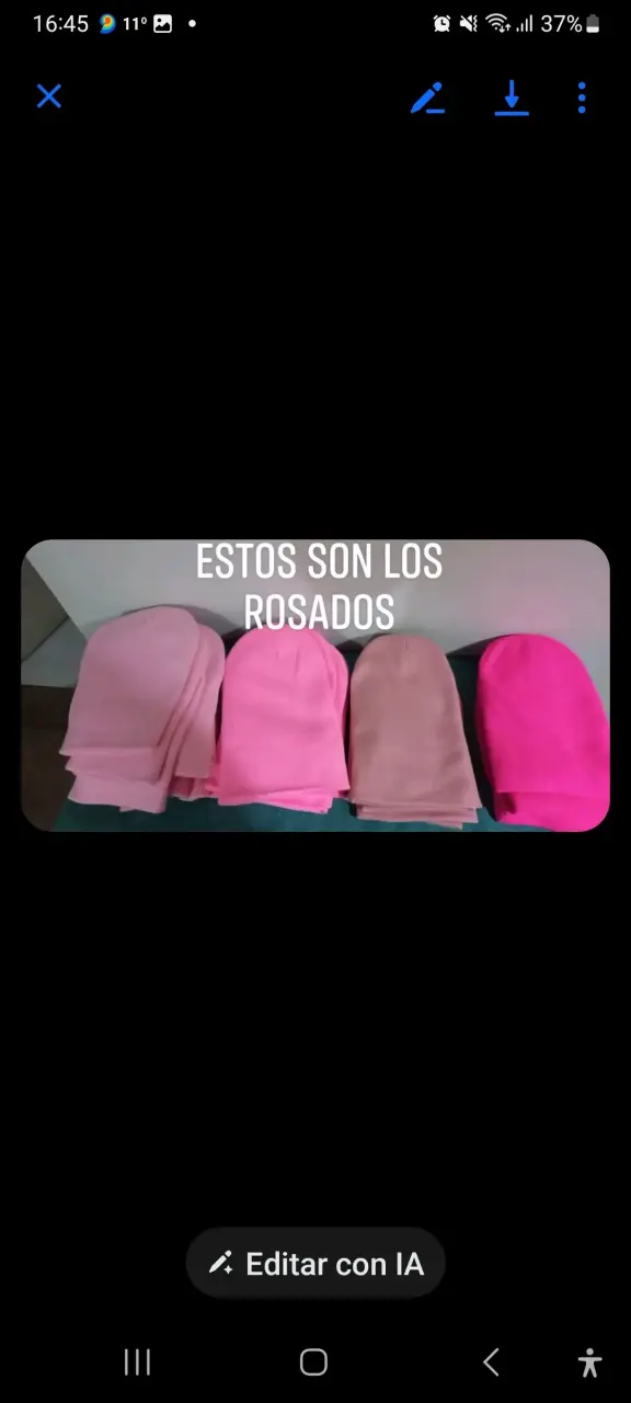 Set de gorros de en varios colores - 1