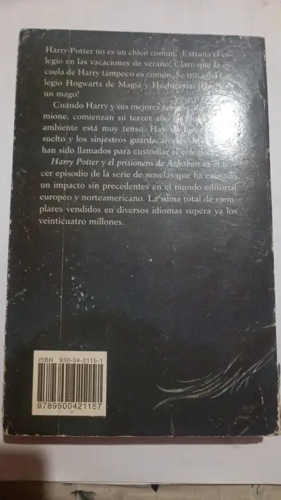 Libro Harry Potter y el Prisionero de Azkaban - miniatura 2