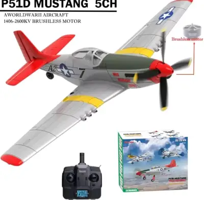 Avión RC P51D Mustang 5CH con Motor Brushless - miniatura 1