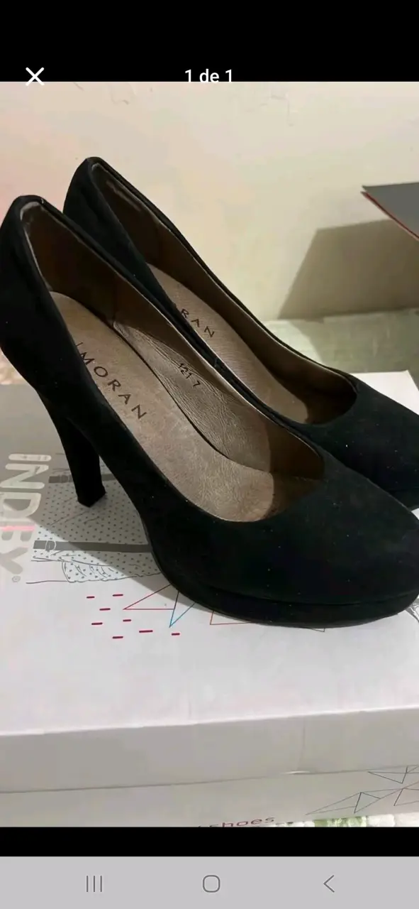 Zapatos de Tacón Negro para Mujer Moran