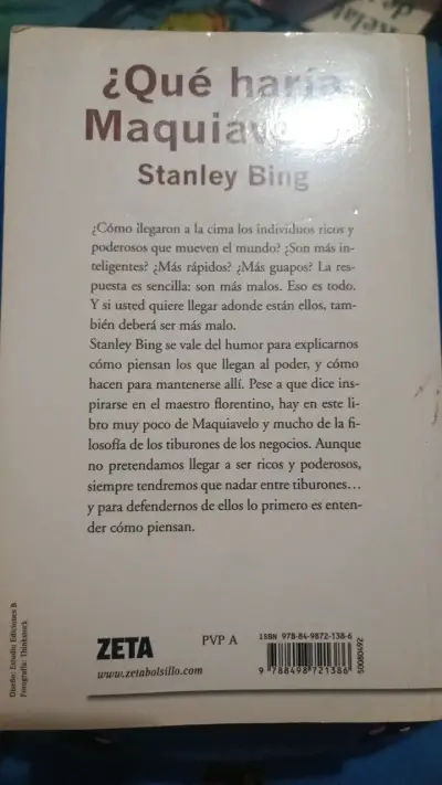 Libro '¿Qué haría Maquiavelo?' de Stanley Bing - miniatura 2