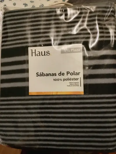 Sábanas de polar 1/2 plaza Haus - miniatura 1