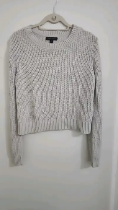 Suéter de punto beige Banana Republic para mujer - miniatura 1