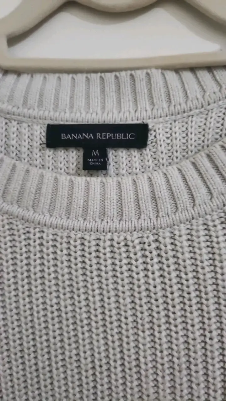 Suéter de punto beige Banana Republic para mujer - 2