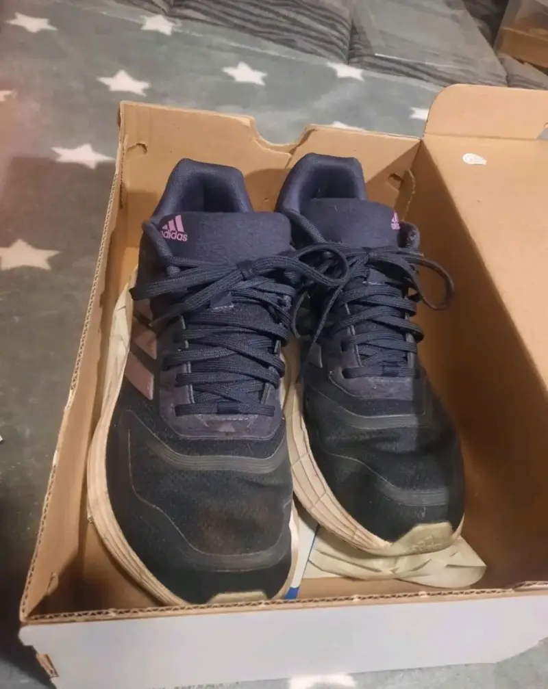 Zapatillas running Adidas Duramo 10 negras - 1