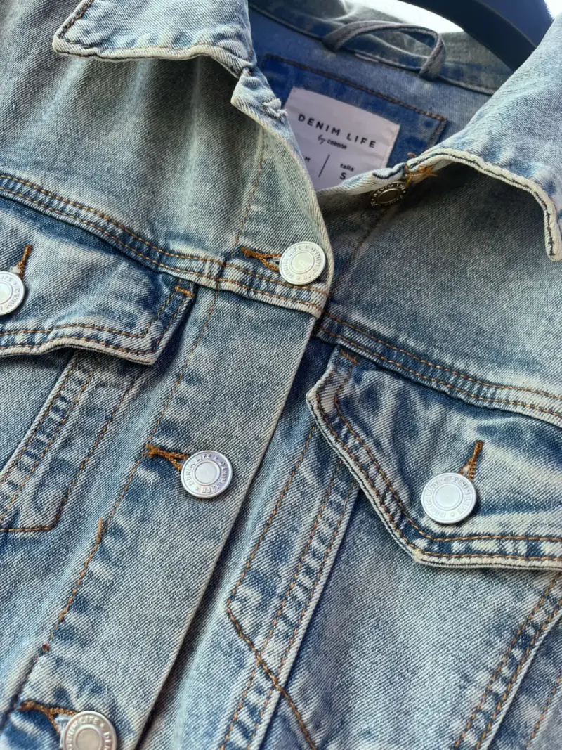 Chaqueta de mezclilla Denim Life talla S - 1