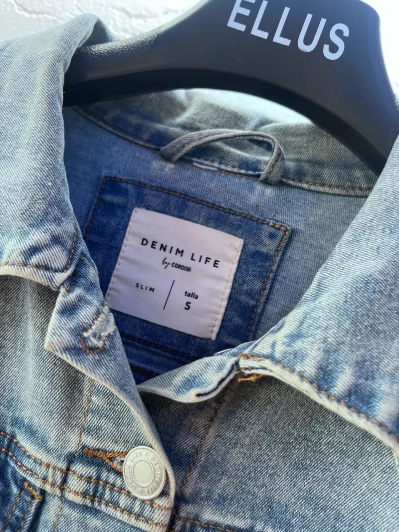Chaqueta de mezclilla Denim Life talla S - 3