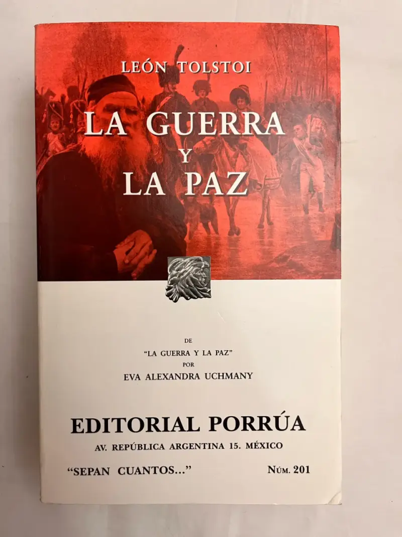 Libro La Guerra y La Paz de León Tolstoi - 1