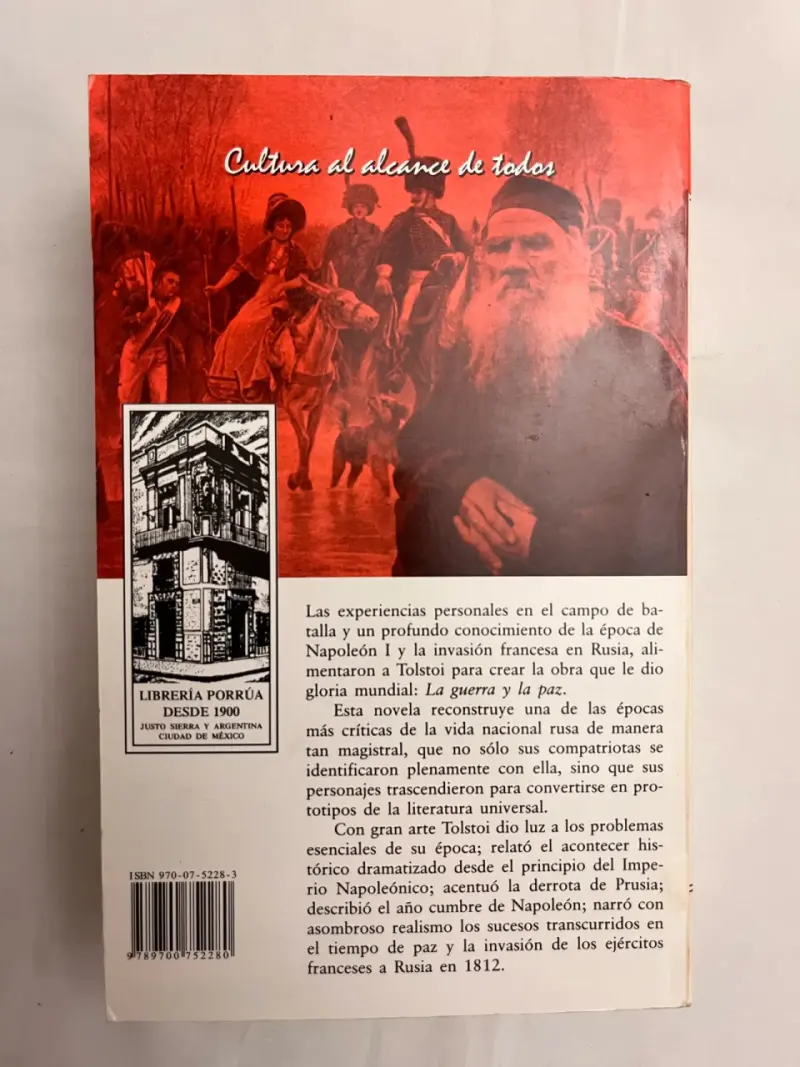 Libro La Guerra y La Paz de León Tolstoi - 3