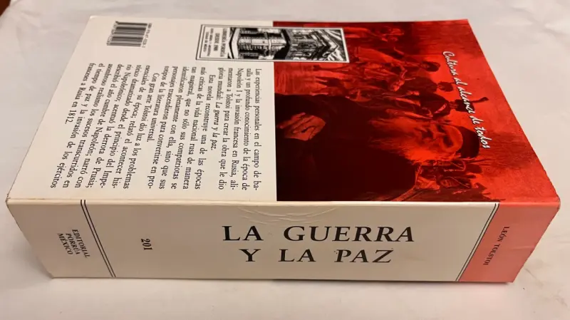 Libro La Guerra y La Paz de León Tolstoi - 4