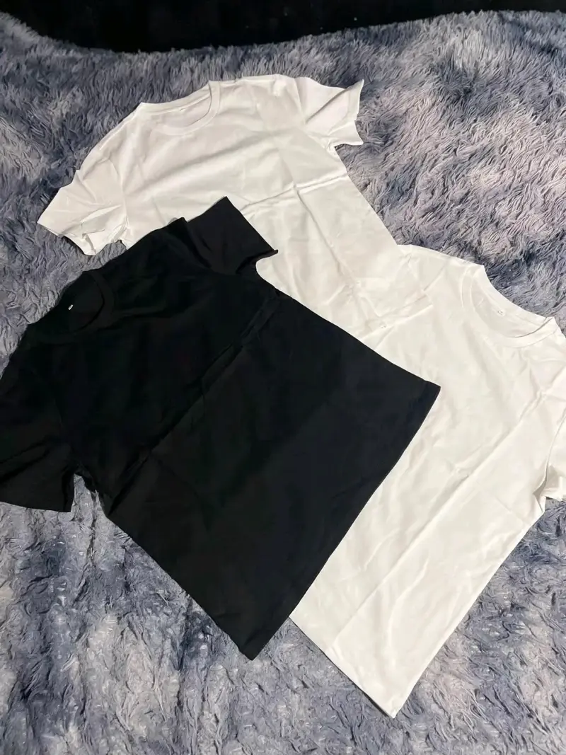 Poleras Básicas Blancas y Negras estilo zara - 1