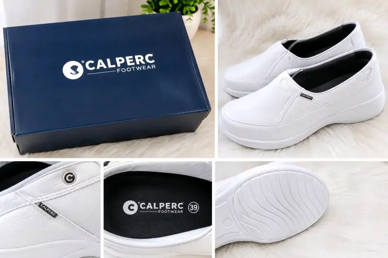 Zapatillas Blancas Calperc Footwear Cómodas