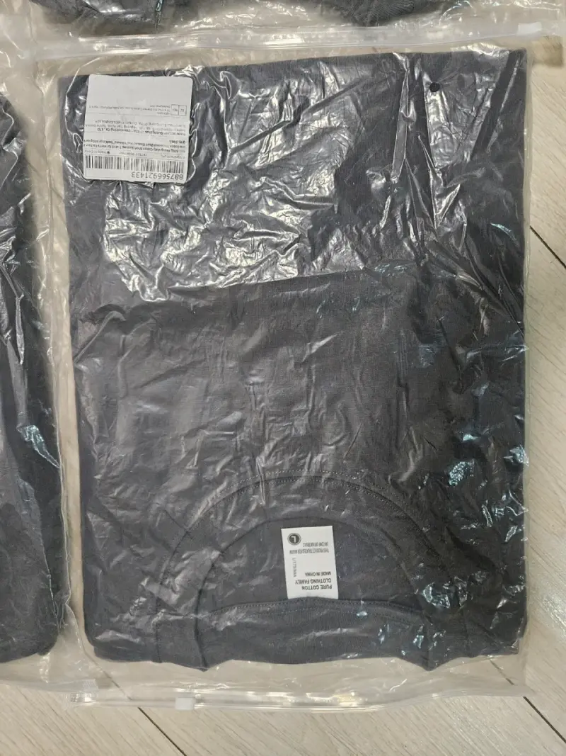 Polera Algodón Pesado 600g gris Oversize Unisex - 5