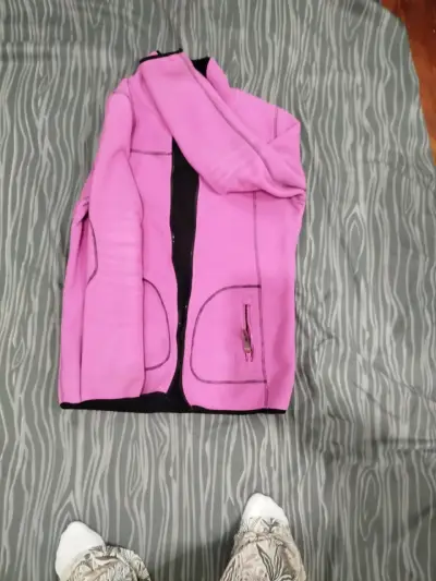 Chaqueta polar rosada con cierre - miniatura 2