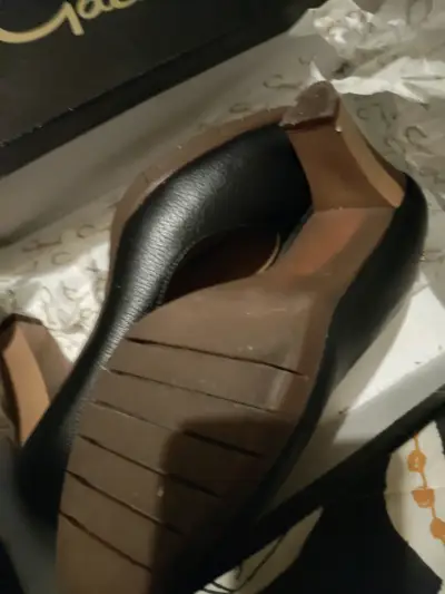 Zapatos de tacón negro marca Gacel - miniatura 2