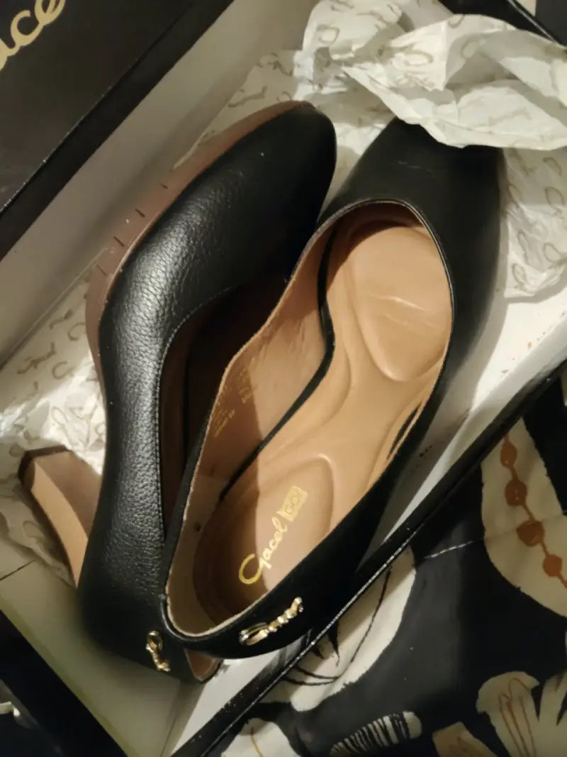 Zapatos de tacón negro marca Gacel - 3