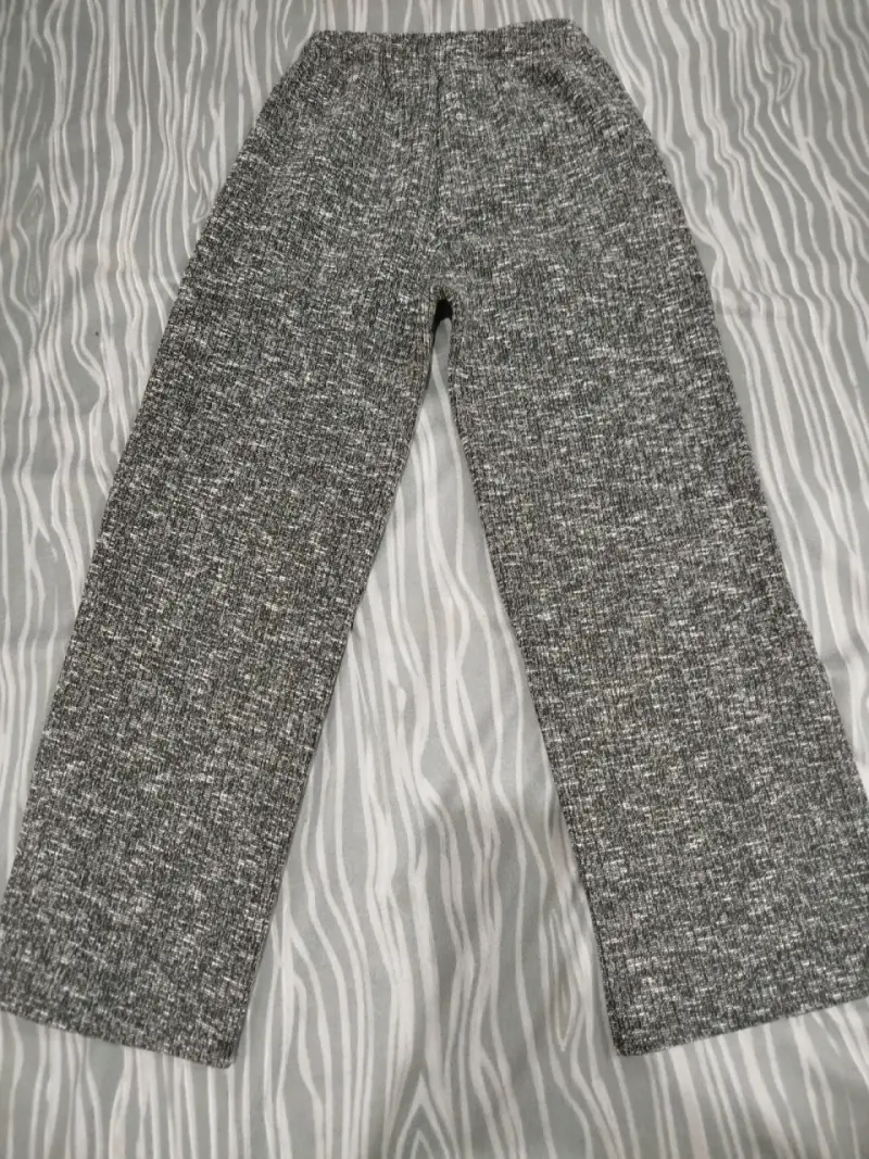 Pantalones de polar  gris para mujer - 2
