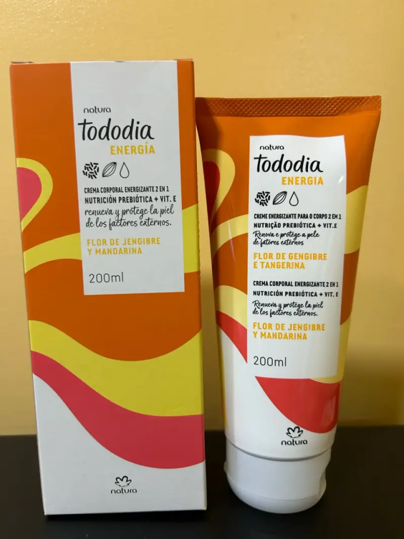 Crema Corporal Energizante Natura Tododia 200ml