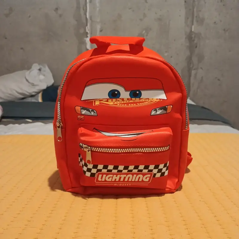 Mochila infantil Cars Lightning McQueen roja - 1