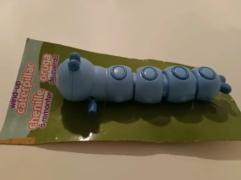 Oruga de cuerda azul para niños - 2
