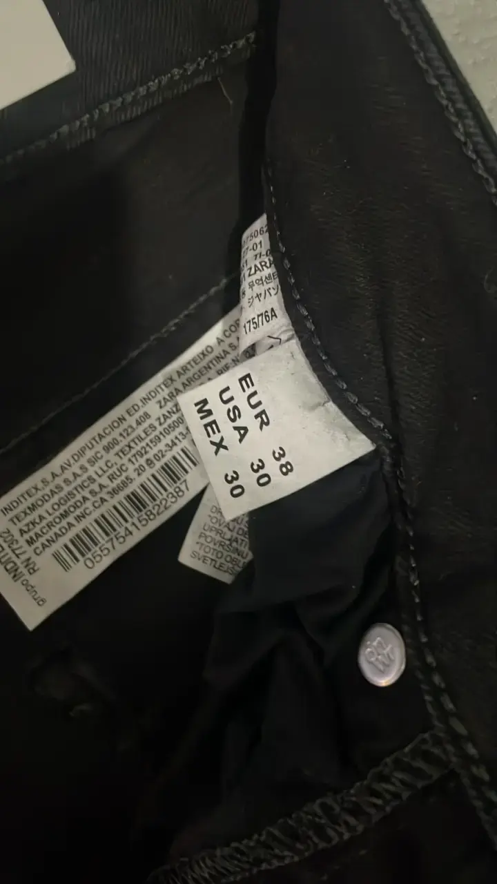 Jeans negros Zara skinny fit talla 38 - 2