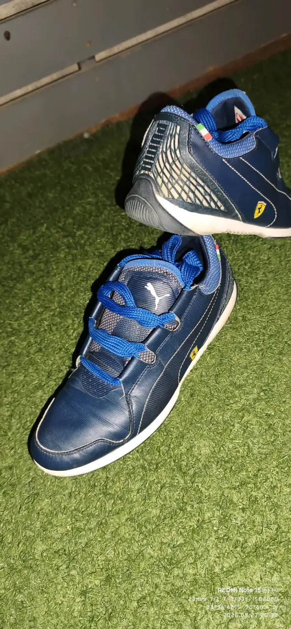 Zapatillas deportivas azules Puma Ferrari - 3