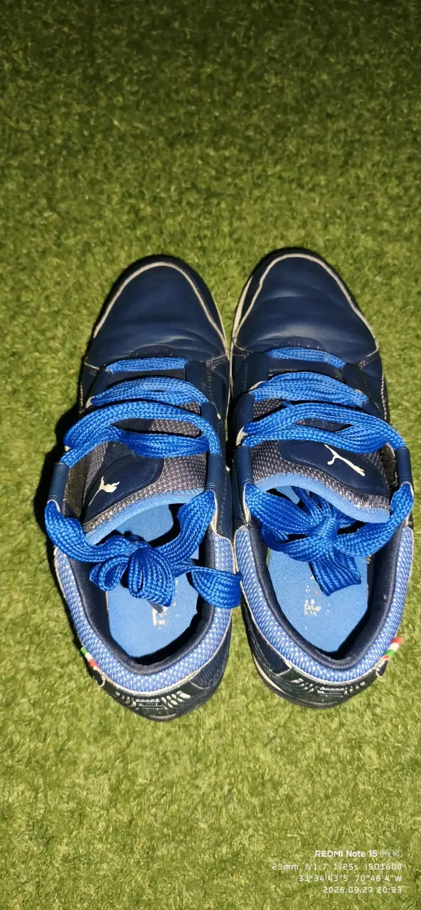 Zapatillas deportivas azules Puma Ferrari - 5