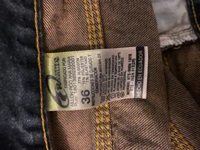 Jeans de hombre talla 36 color azul oscuro - miniatura 3