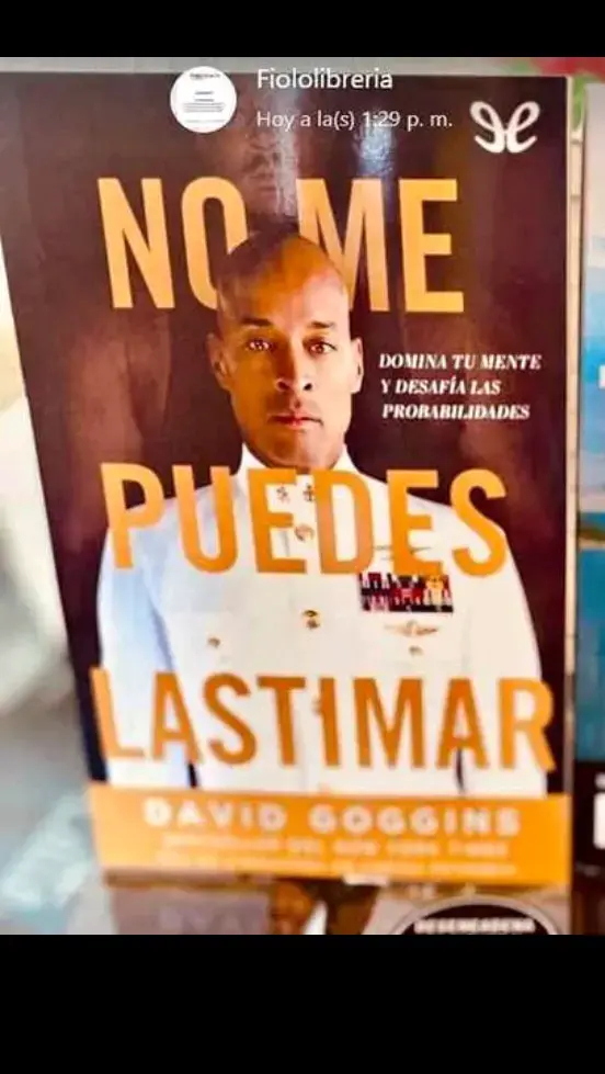 Libro 'No Me Puedes Lastimar' de David Goggins