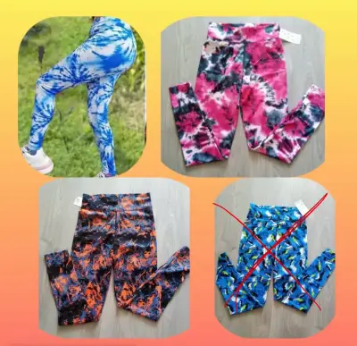 Calzas deportivas tie-dye para mujer - miniatura 1